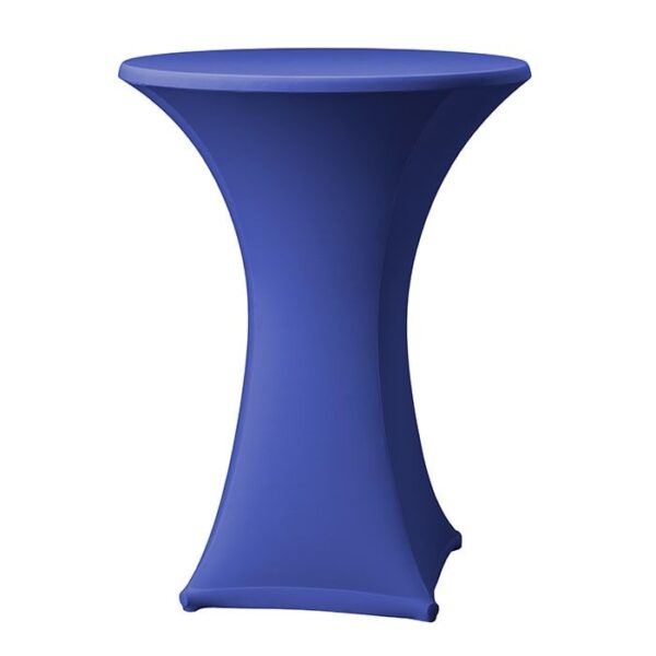 Stretch-Husse Stehtisch blau